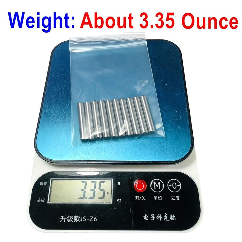 ZDingTech 10pcs 1/4 x 1-1/2 Dowel Pins,1/4 inch x 1-1/2 inch Metal Dowel pins Shelf Pegs,Support Shelves,Bearings Alloy Steel Wood Bunk Bed pegs - Image 5